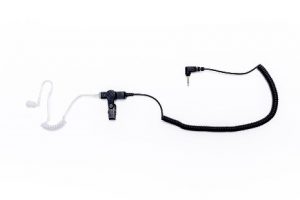 Listen-Only Earpiece for Two Way Radio Speaker Mic