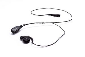 1-Wire Surveillance Kit for Two-Way Radio with OEM Style Swivel Ear Hook