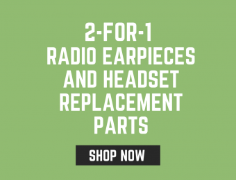 2-for-1 Radio Earpieces and Headset Replacement Parts